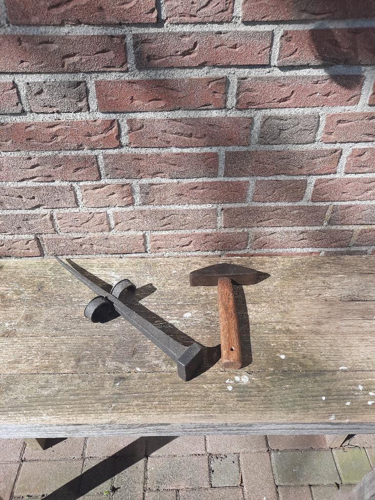haarspit en haarhamer, Antiek en Kunst, Antiek | Gereedschap en Instrumenten, Ophalen of Verzenden