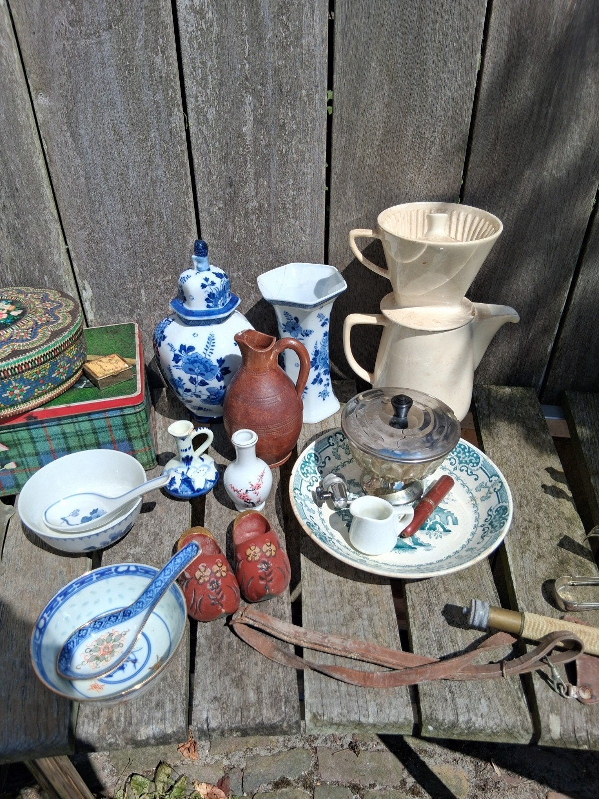 Diverse verzameling van vintage en antieke items, Antiek en Kunst, Curiosa en Brocante, Ophalen
