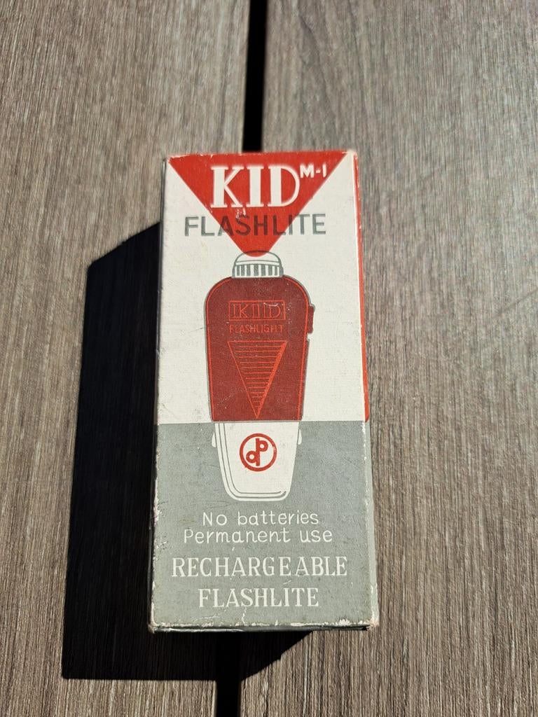 Vintage Philips 'KID M-1' Knijpkat - Dynamo Zaklamp, Ophalen