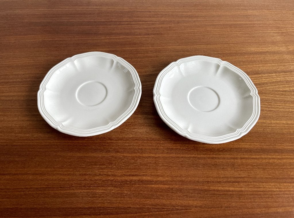 Set van 2 Villeroy & Boch Manoir schotels - 14,5 cm, Klassiek, Villeroy & Boch, Ophalen of Verzenden, Zo goed als nieuw
