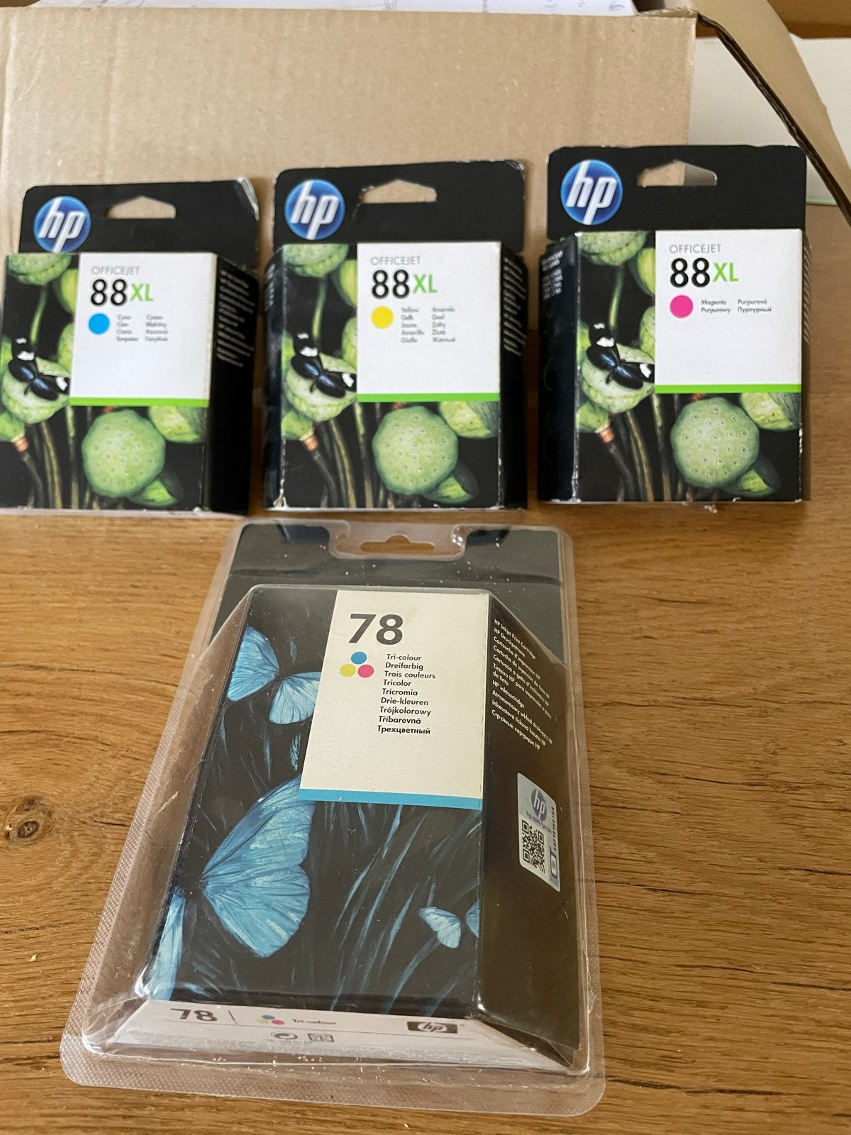 HP OfficeJet 88XL & 78 Inktcartridges - Nieuw en Ongeopend, Ophalen of Verzenden, Nieuw, Cartridge