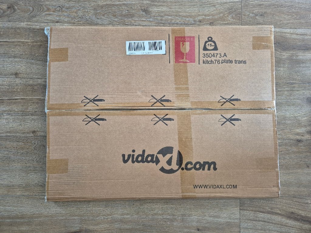Glazen transparant spatscherm voor keuken 70x60 cm, Huis en Inrichting, Ophalen, Nieuw, 50 tot 100 cm, Minder dan 25 cm