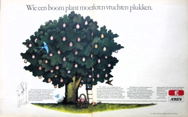 40 vintage advertenties verzekering 37-98 Delta Lloyd Amev, Ophalen of Verzenden, Gebruikt, Reclamebord