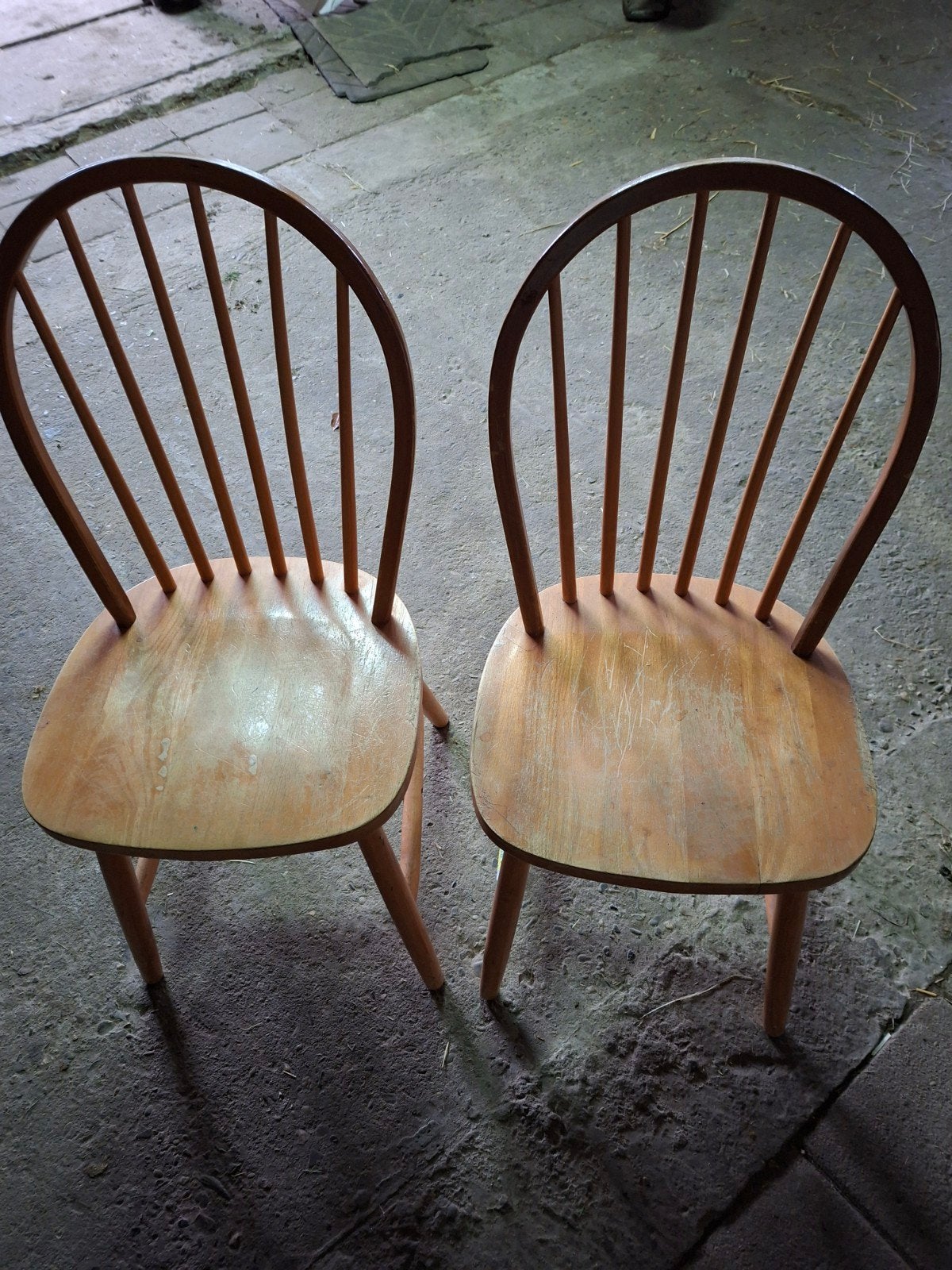 Keukenstoel hout, Antiek en Kunst, Antiek | Meubels | Stoelen en Banken, Ophalen