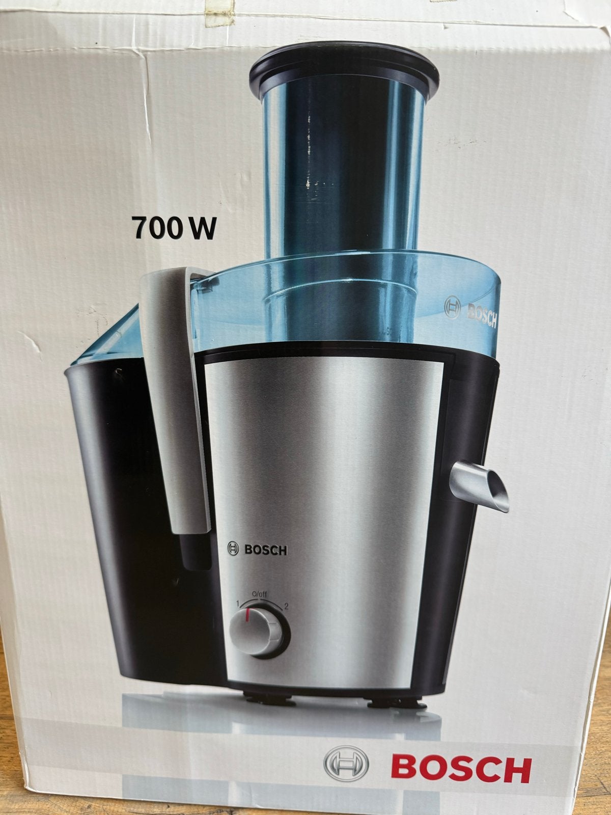 Bosch Sapcentrifuge MES3000 - 700W - RVS - Zo goed als nieuw, Witgoed en Apparatuur, Ophalen, 1 tot 2 liter, 2 snelheden, Zo goed als nieuw