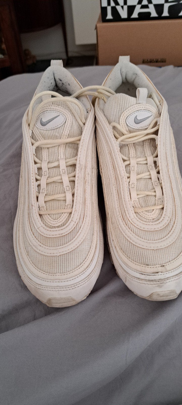 Nike Air Max 97 sneakers. maat 46, Wit, Ophalen of Verzenden, Adidas, Sneakers of Gympen