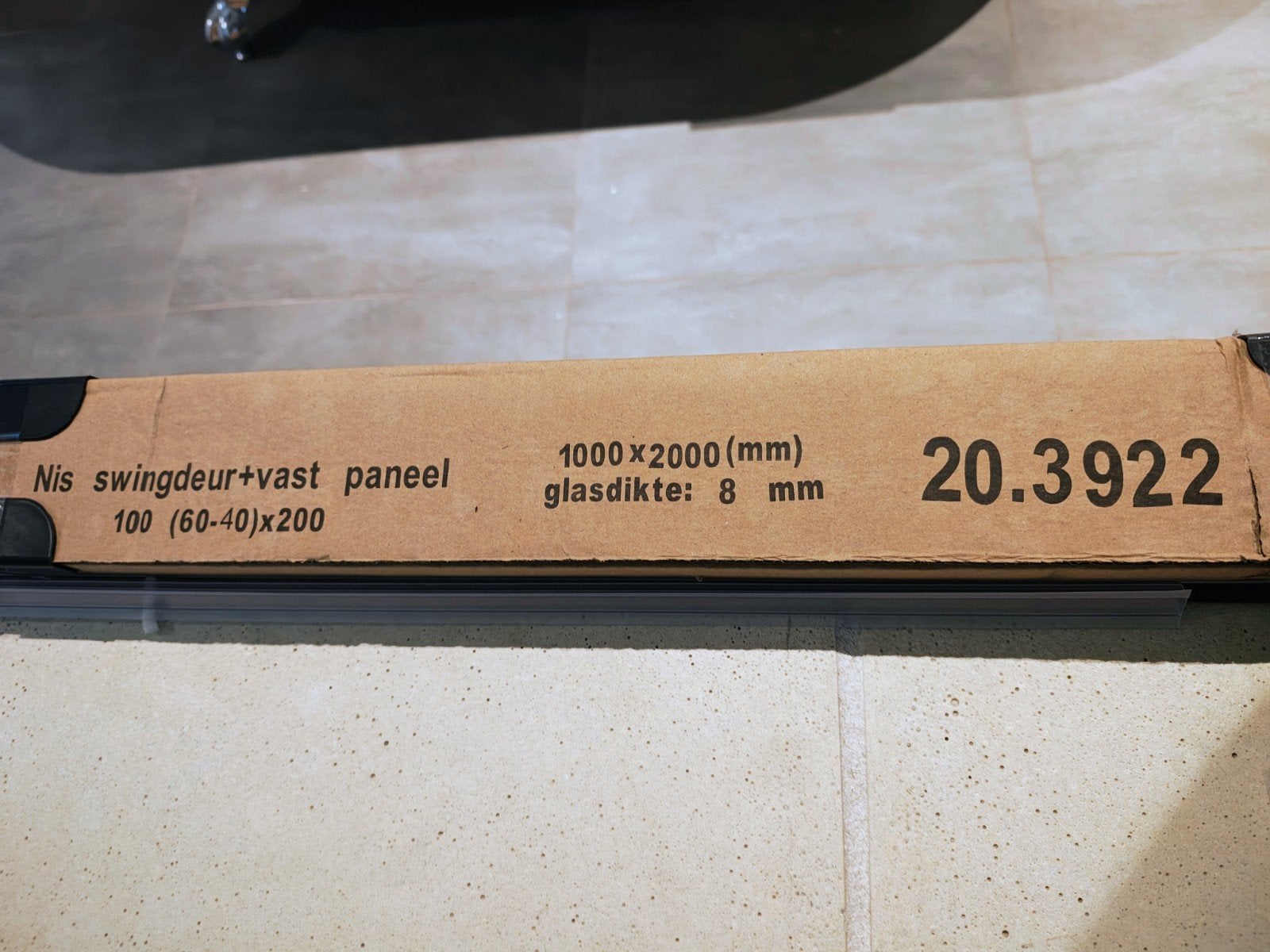 Nieuwe Wiesbaden douchedeur 100 cm (60cm deur en 40cm vast), Ophalen, Nieuw, Douche