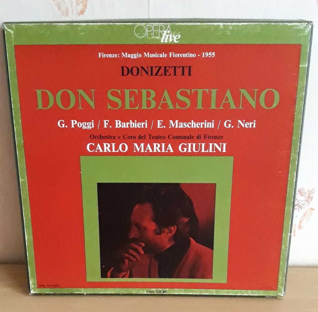 Don Sebastiano - Donizetti - 3 LPbox Cetra LO 20 -Poggi/Neri, Boxset, Opera of Operette, Ophalen of Verzenden, Zo goed als nieuw