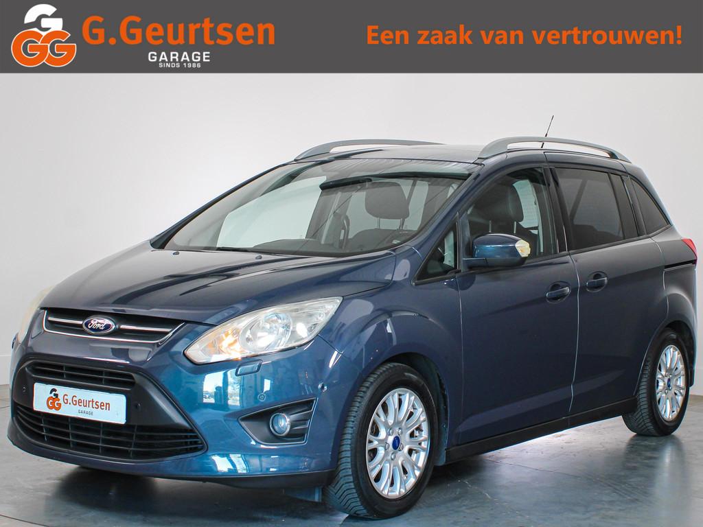 Ford Grand C-Max 1.6 Trend 7-Persoons, Airco, Stoelverwarmin, Auto's, Voorwielaandrijving, Gebruikt, 750 kg, 4 cilinders