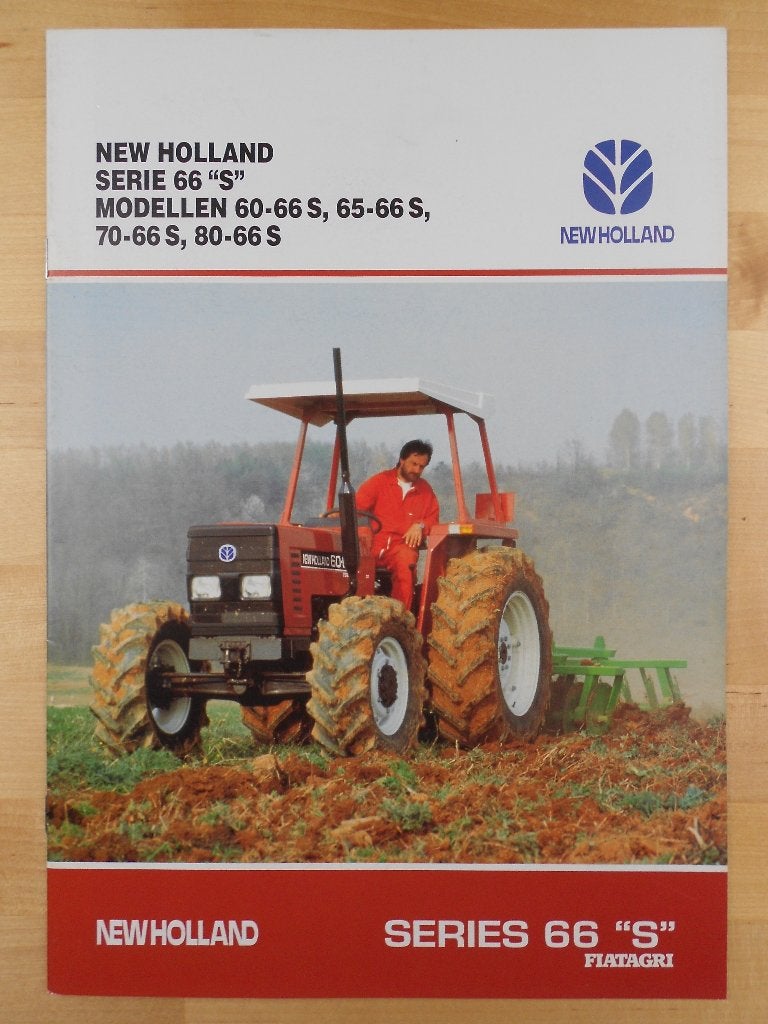New Holland 60-66 65-66 70-66 80-66 S Tractor Brochure 1996, Verzenden, Zo goed als nieuw, New Holland