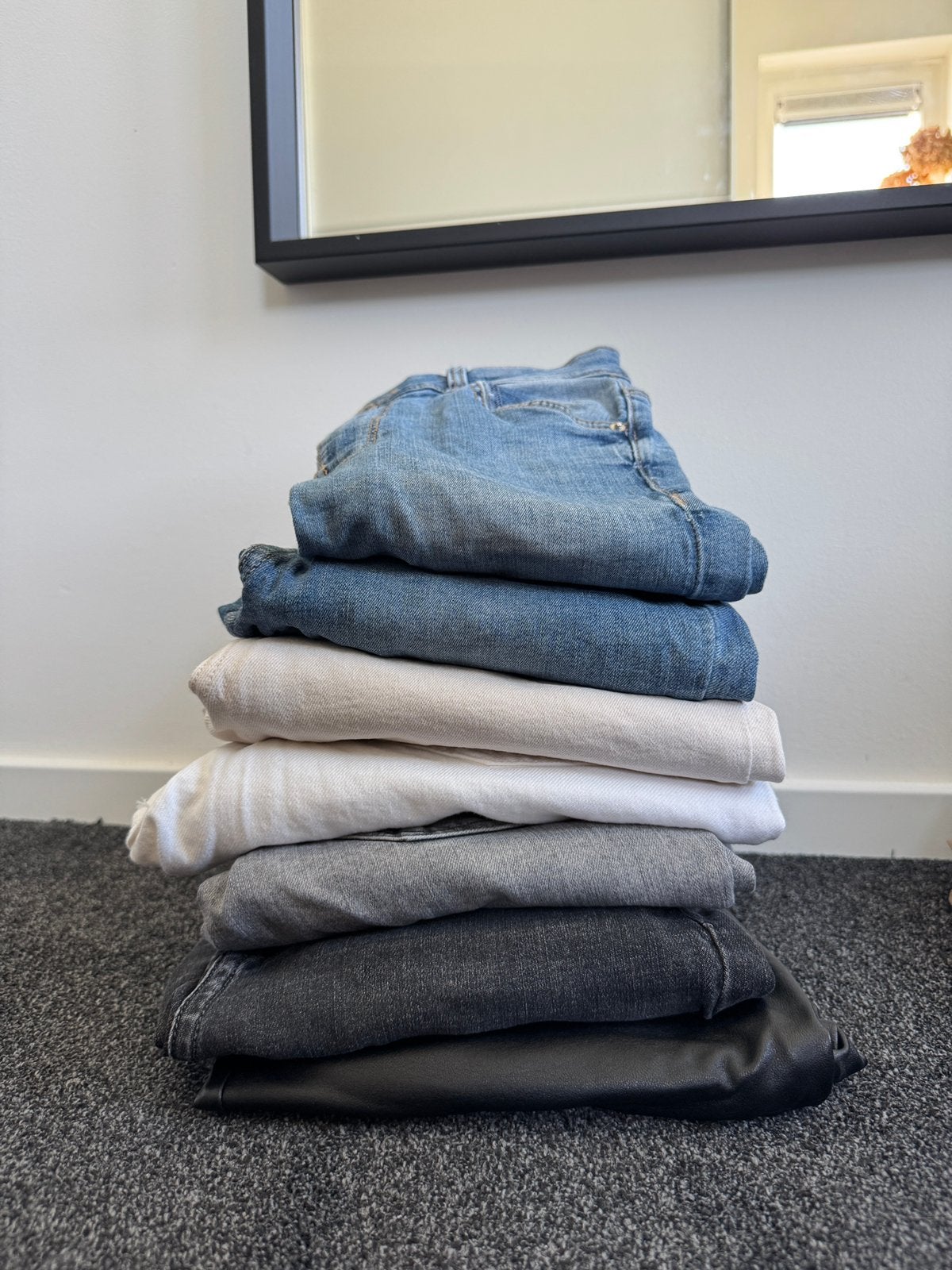 Set dames jeans, Ophalen of Verzenden, Zo goed als nieuw, Blauw, W27 (confectie 34) of kleiner