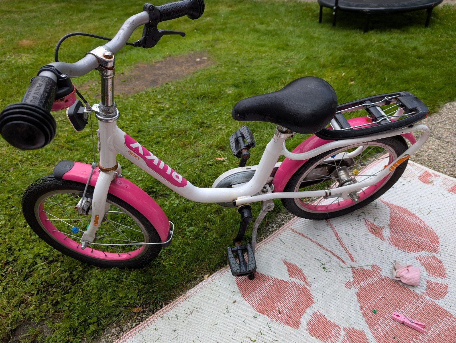 Puky kinderfiets roze/wit - 16 inch, Ophalen of Verzenden