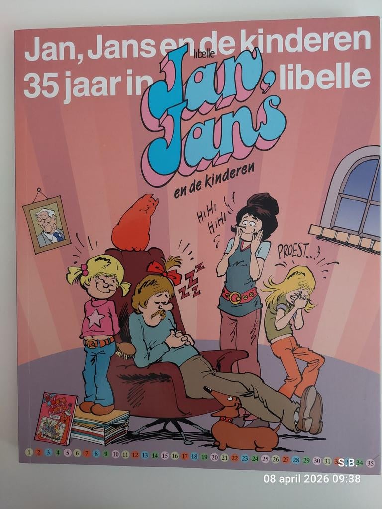 Jan, Jans en de kinderen 35 jaar in Libelle, Eén stripboek, Verzenden, Zo goed als nieuw, Jan Kruis