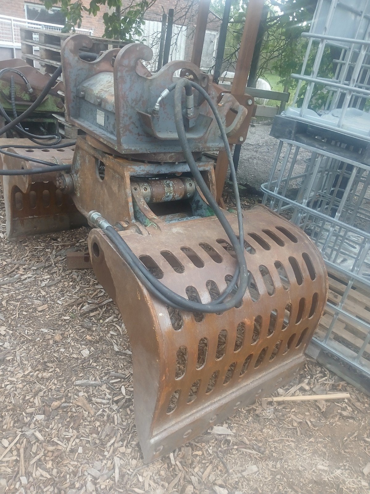 Zijdsveld/Vematec 1202 sorteergrijper CW30, Ophalen