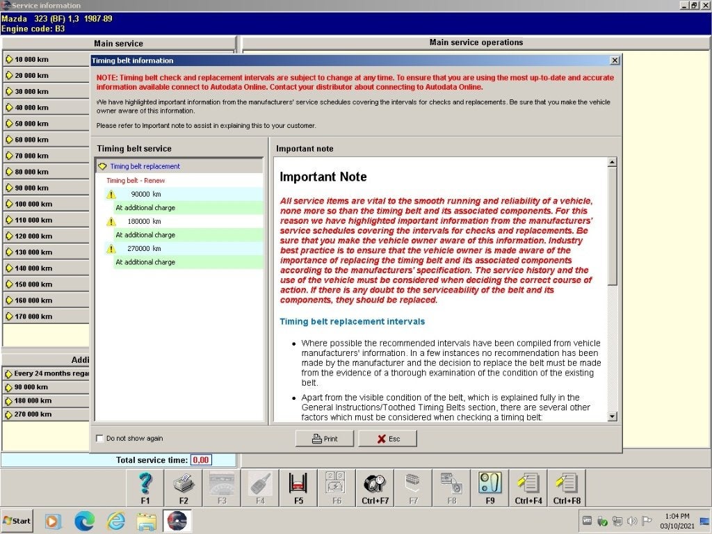 AUTODATA 3.45 VMware op een USB stick, Verzenden