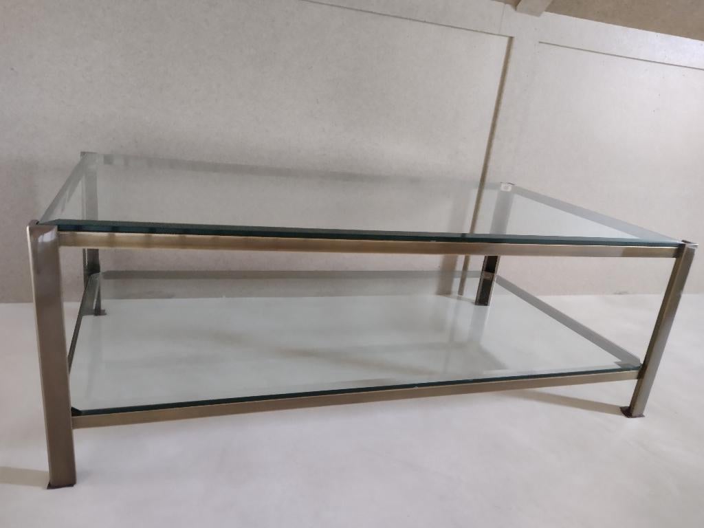 Salontafel, Huis en Inrichting, Tafels | Salontafels, Ophalen, Gebruikt, 100 tot 150 cm, 50 tot 100 cm