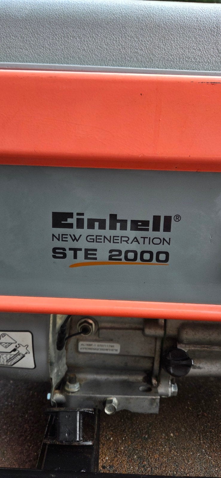 Einhell STE 2000 Aggregaat 2200W | 6,5 PK | Onderhouden | St, Ophalen of Verzenden, Gebruikt
