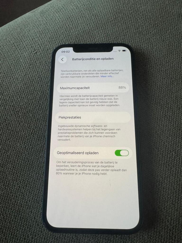 Iphone 12 - 128 GB, Telecommunicatie, Mobiele telefoons | Apple iPhone, Ophalen, Blauw, 88 %, IPhone 12