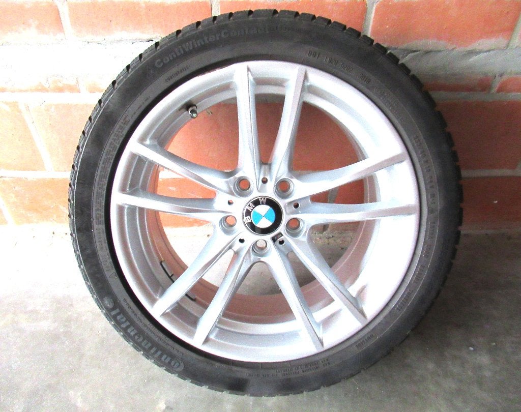 Set van 4 originele BMW M velgen 9J X 18 inch met banden, Auto-onderdelen, Overige Auto-onderdelen, BMW, Gebruikt, Ophalen