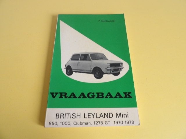 VRAAGBAAK BRITISH LEYLAND MINI 850,1000, CLUBMAN 1970-1978, Ophalen of Verzenden