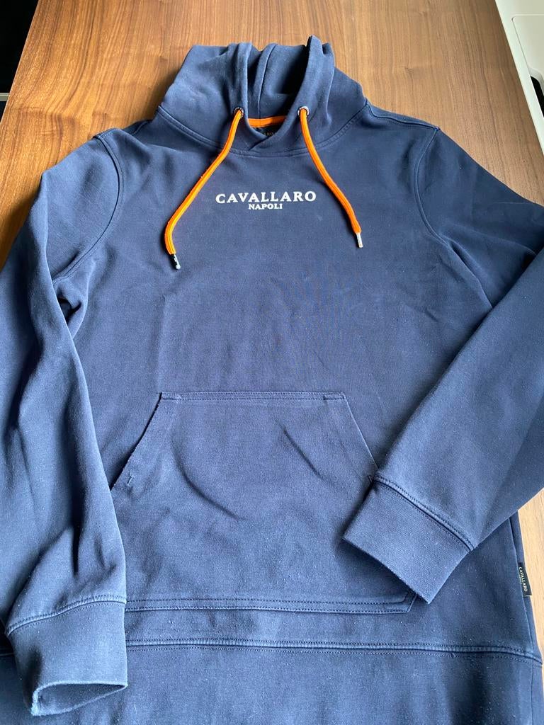 Hoodie van Cavallaro Napoli. Nieuwstaat. Heren. Maat S, Ophalen of Verzenden, Nieuw, Maat 48/50 (M), Blauw