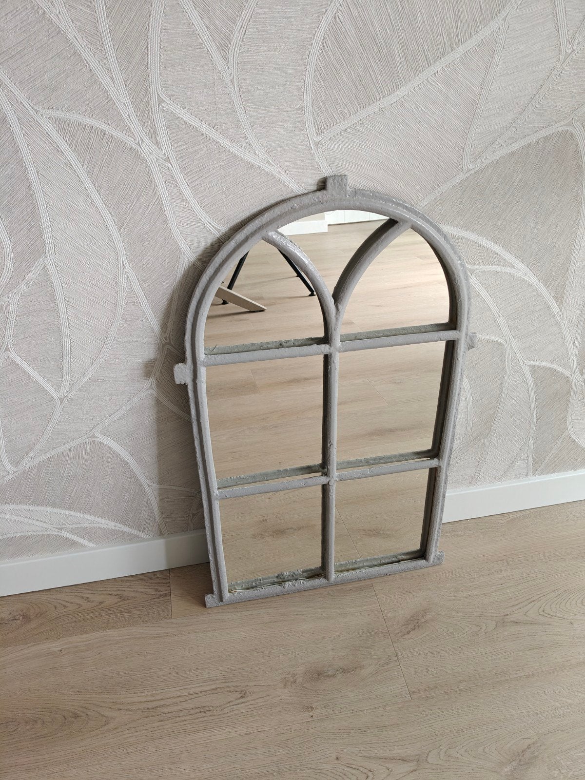 Stalraam spiegel grijs, Ophalen, Minder dan 50 cm, Gebruikt, Minder dan 100 cm