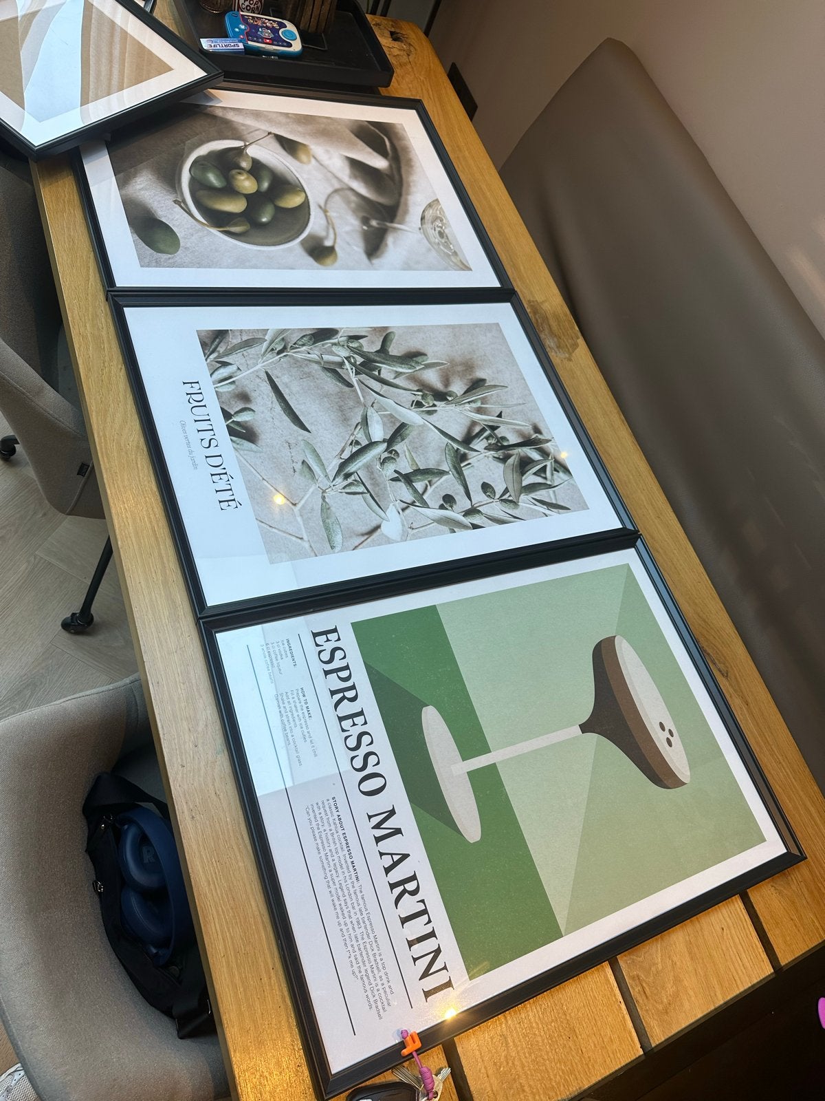 5 Lijsten met/zonder Desenio prints (IKEA), Ophalen, Gebruikt, Posterlijst, Hout