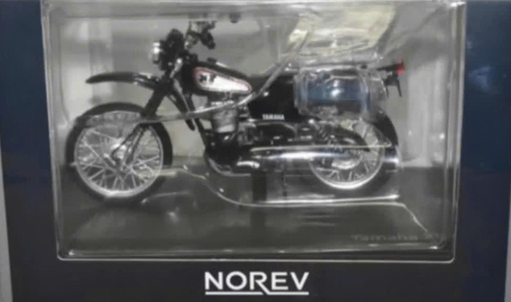 Yamaha XT500 1988 Zwart / Zilver 1/18 NOREV REF. 182045, Hobby en Vrije tijd, Modelauto's | 1:18, Verzenden, Nieuw, Motor, Norev