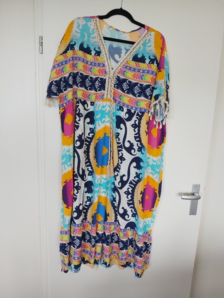 BOHO stijl jurk Maat XL Nieuw zonder kaartje, Overige kleuren, Maat 46/48 (XL) of groter, Nieuw, Ophalen of Verzenden