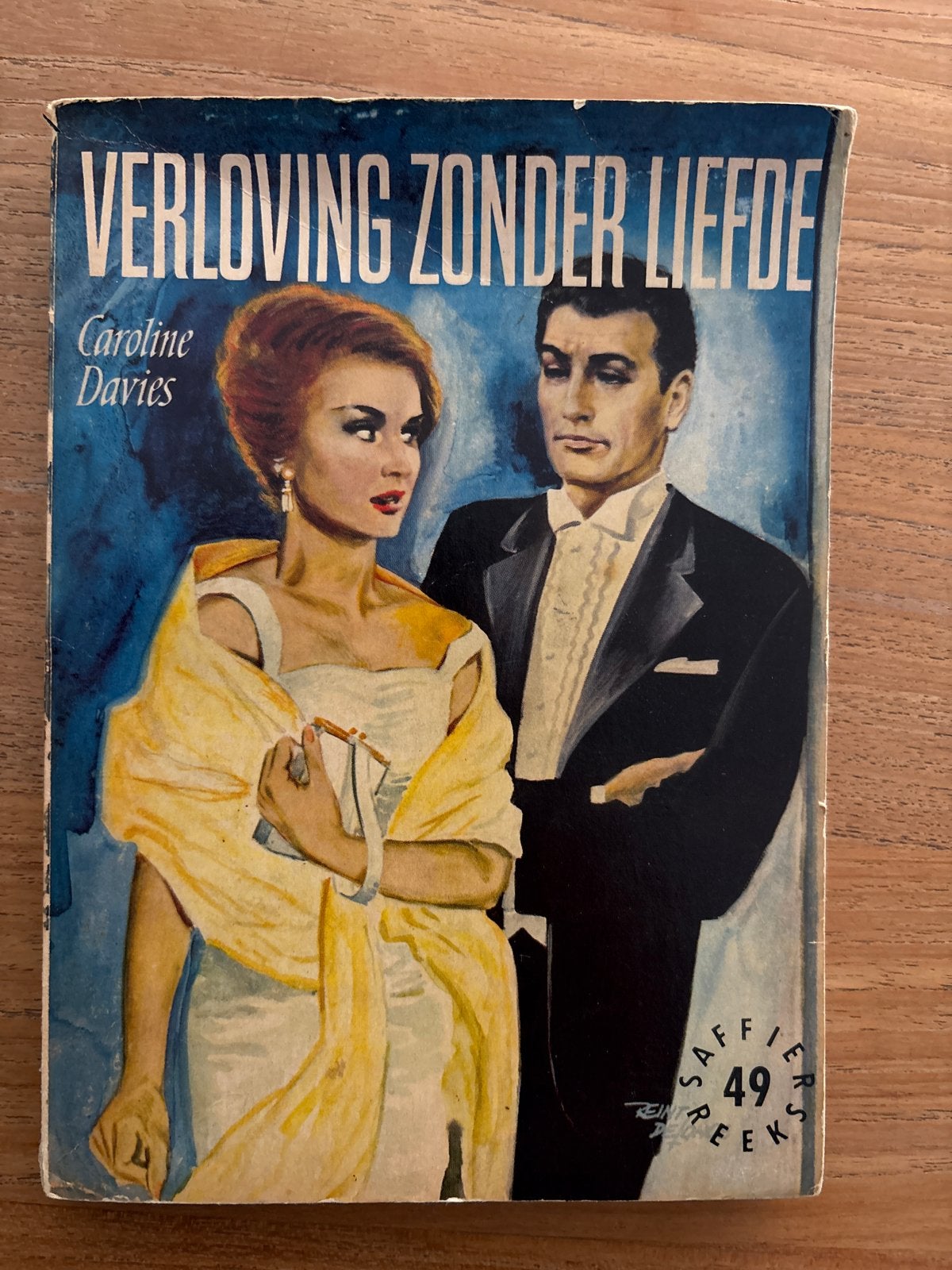 Verloving Zonder Liefde - Caroline Davies (Saffier-reeks), Ophalen of Verzenden, Gelezen, Nederland