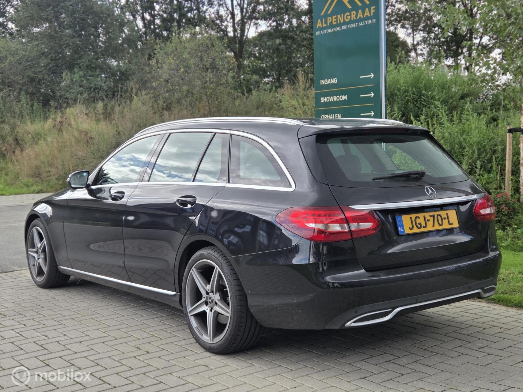 Mercedes C-klasse Estate 180, Auto's, Mercedes-Benz, Automaat, Achterwielaandrijving, Euro 6, Zwart