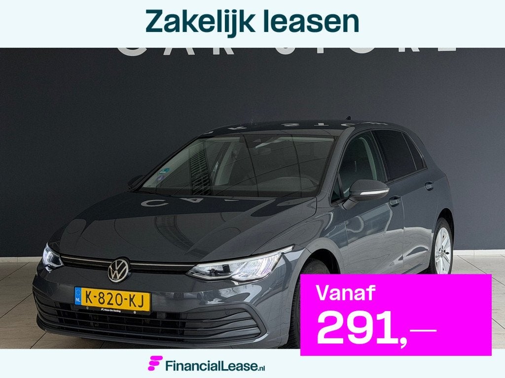 Volkswagen Golf 1.0 eTSI DSG Carplay Adaptive Cruise, Stof, Gebruikt, 23 km/l, Bedrijf