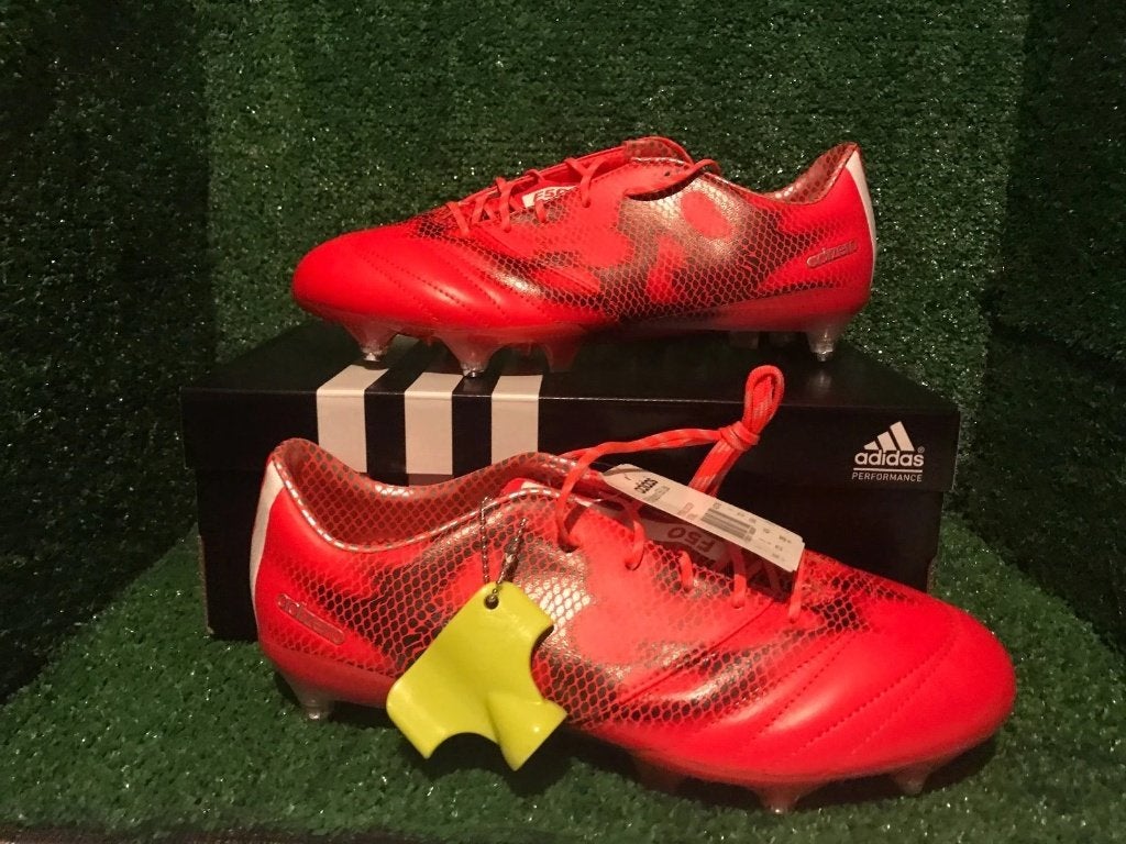 adidas mens f50 adizero fg cleats infrared white 9 9,5 10,5, Gebruikt, Maat XS of kleiner, Schoenen, Ophalen of Verzenden