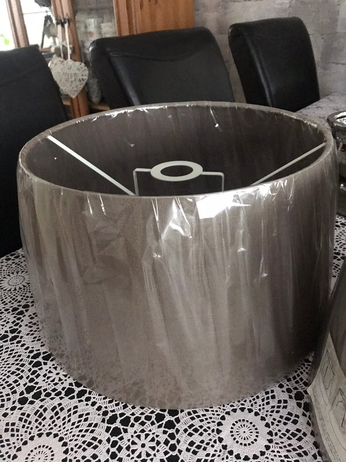 Lamp kleur toupe, Ophalen of Verzenden, Zo goed als nieuw, Rond