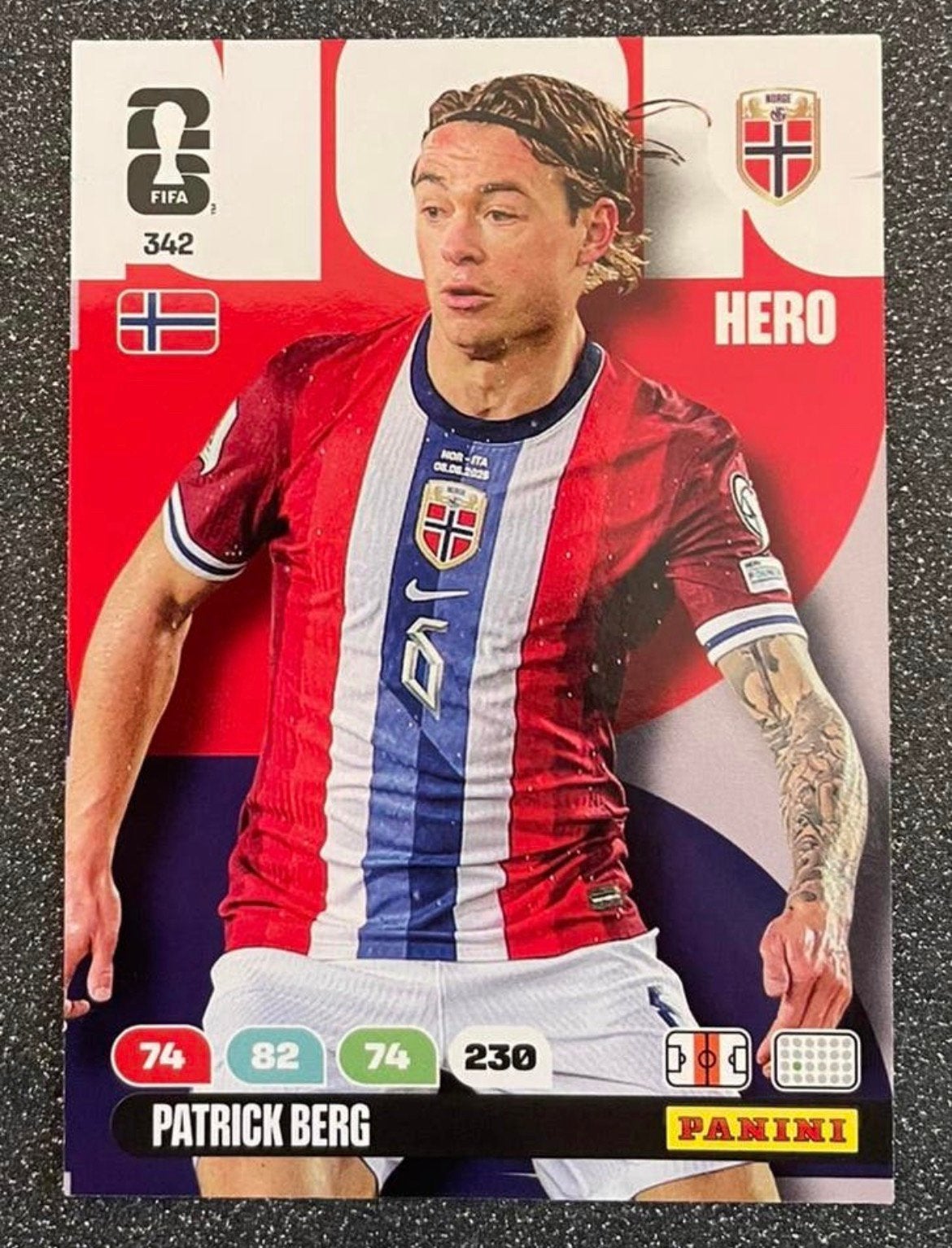 Panini WORLD CUP 2026    BERG    NORWAY, Verzenden, Zo goed als nieuw, Plaatje