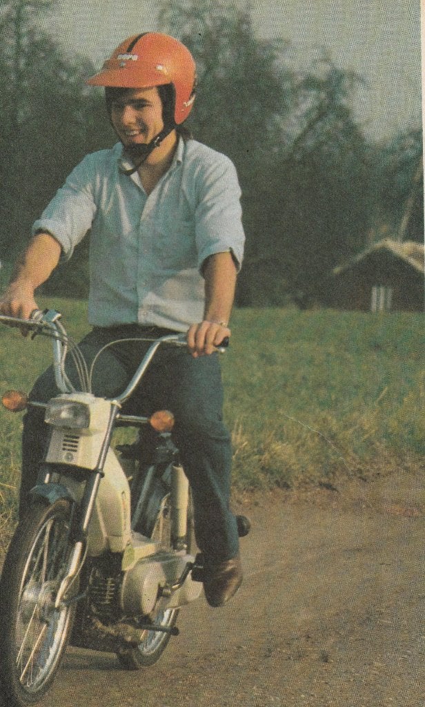 Retro reclame 1980 Honda Camino brommer 4 kleuren, Verzenden, Overige typen