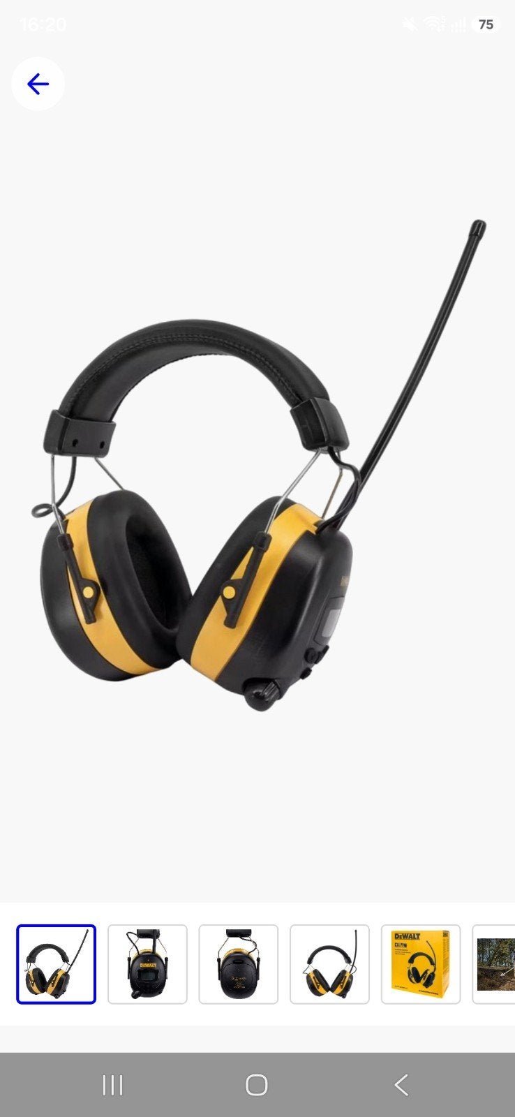 DeWalt DPG652-EU - Gehoorbeschermer -FM-radio-AUX-, Ophalen of Verzenden