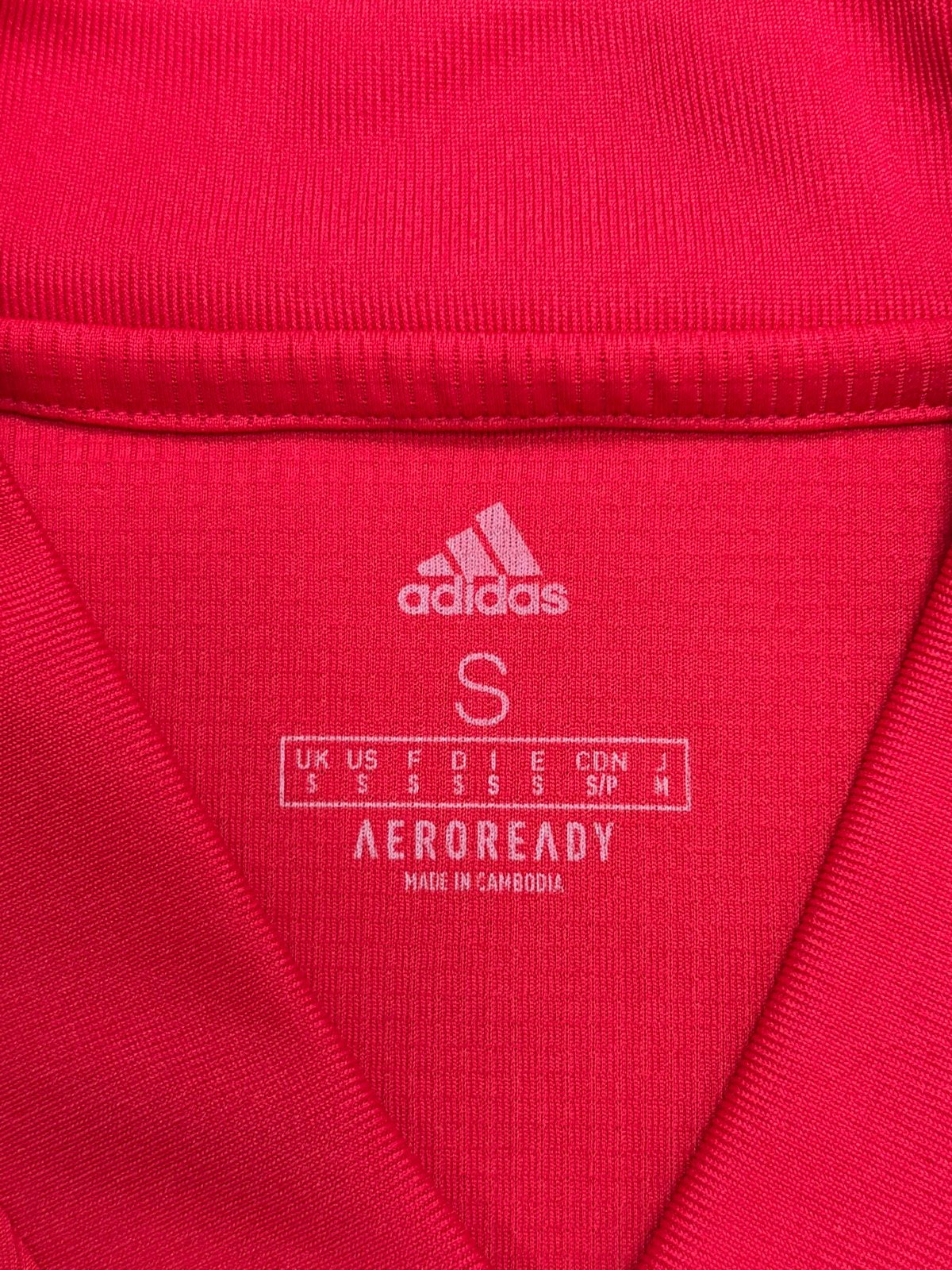 Adidas Ajax Thuisshirt Rood/Wit Maat S, Kleding | Heren, T-shirts, Ophalen of Verzenden, Zo goed als nieuw, Maat 46 (S) of kleiner