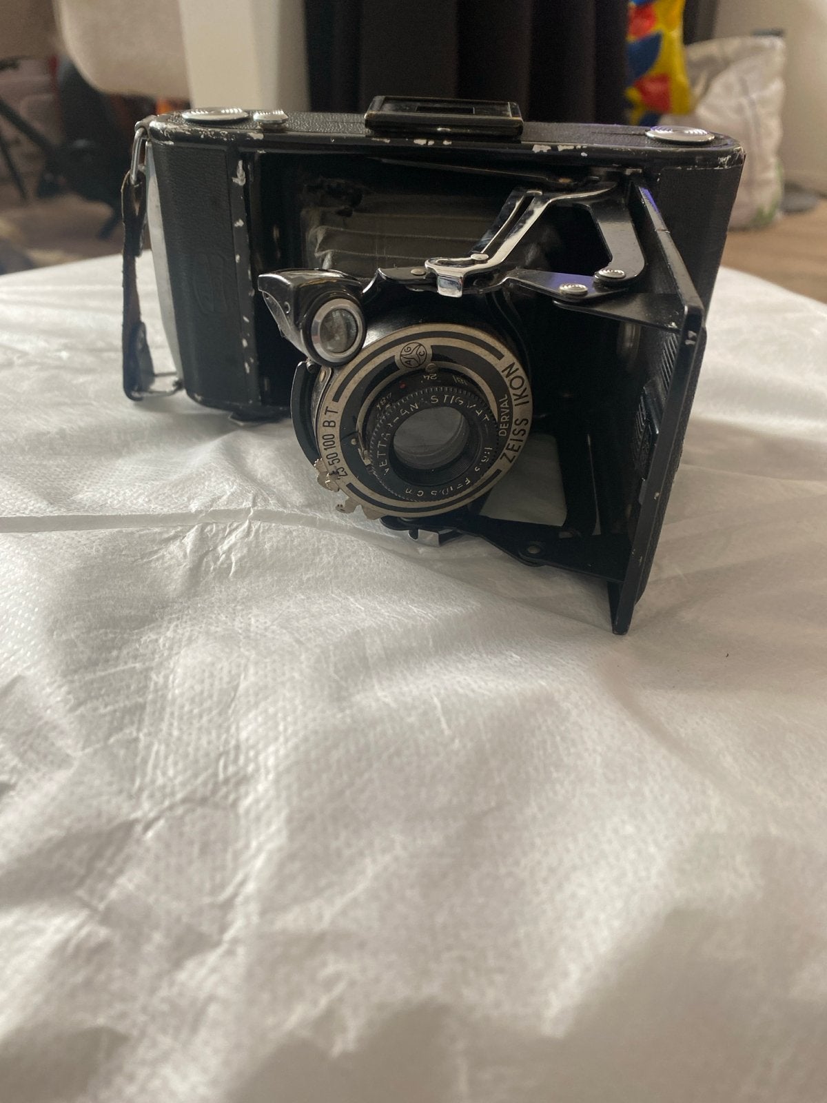 Vintage Zeiss Ikon Balgen Camera - BIIeB/43 IIb, Ophalen of Verzenden, Gebruikt, Compact, Overige Merken