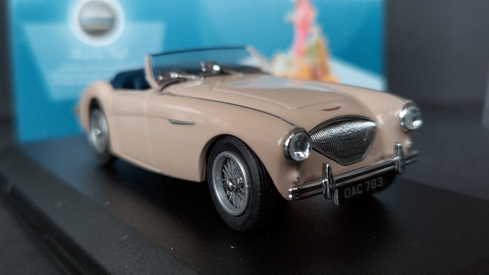 Austin Healey 100 BN1 Coronet Cream 1:43 Oxford Diecast Pol, Overige merken, Auto, Verzenden, .