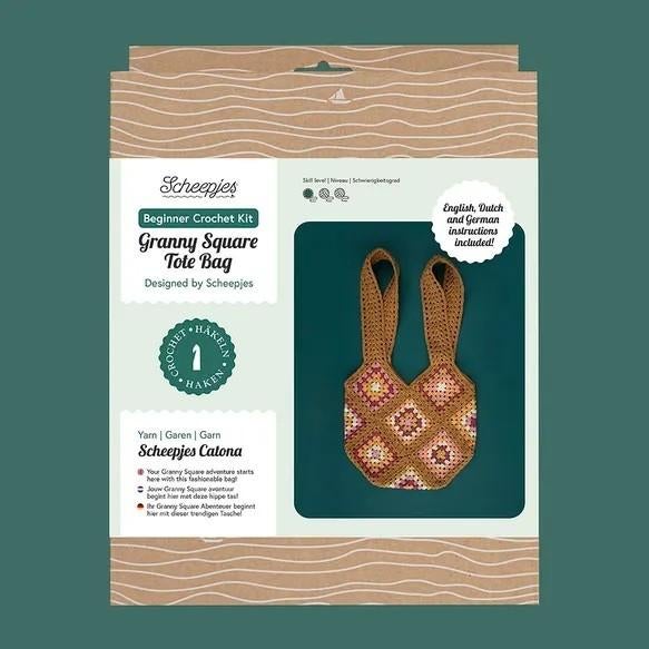 Haakpakket Granny Square Tas, Scheepjes > NIEUW, Hobby en Vrije tijd, Breien en Haken, Ophalen of Verzenden, Nieuw, Haken, Patroon of Boek