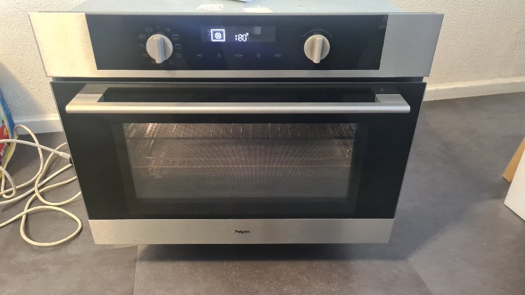 Pelgrim inbouw combi oven magnetron model  MAC514RVS, Witgoed en Apparatuur, Ovens, Gebruikt, Inbouw, Oven met grill, Pelgrim