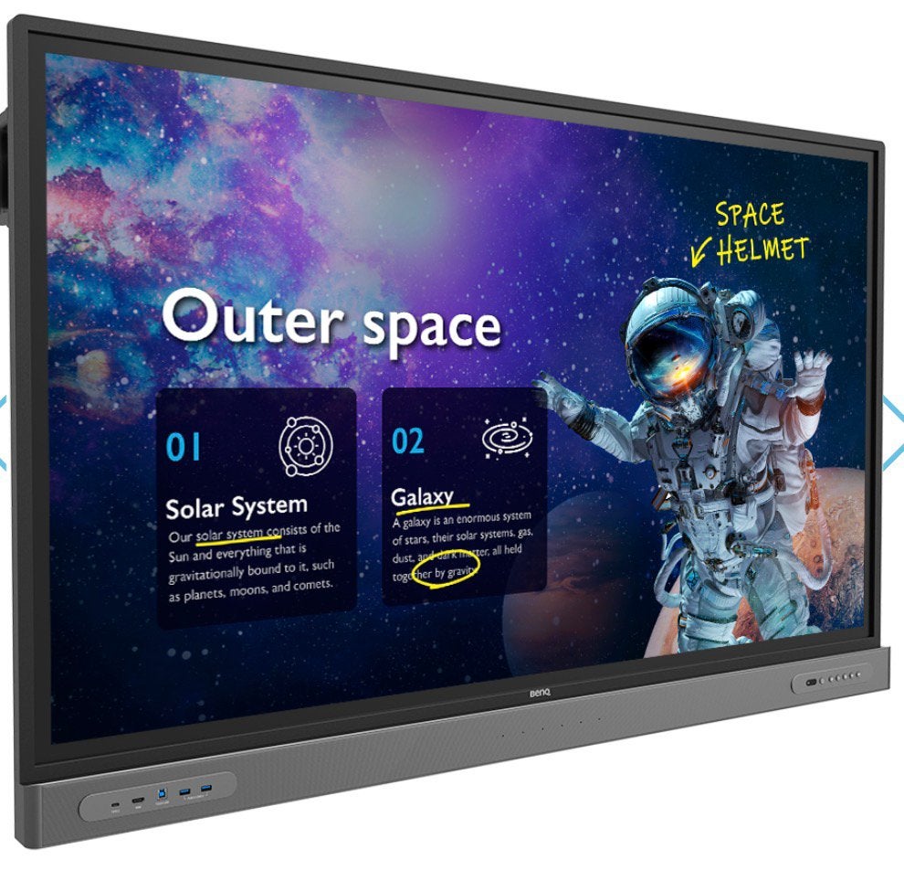Groot digibord touchscreen 75inch, 50 Hz, Zo goed als nieuw, 100 cm of meer, Ophalen