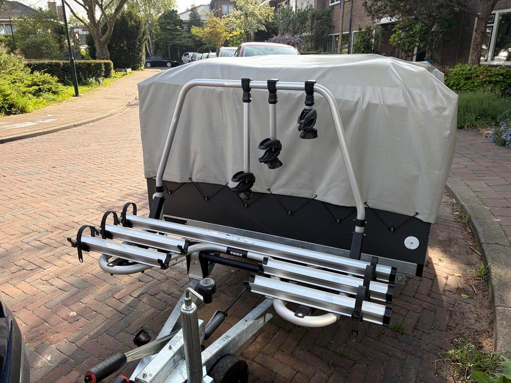 Thule Caravan Superb disselfietsendrager voor 3 fietsen, Caravans en Kamperen, Caravan accessoires, Ophalen, Zo goed als nieuw