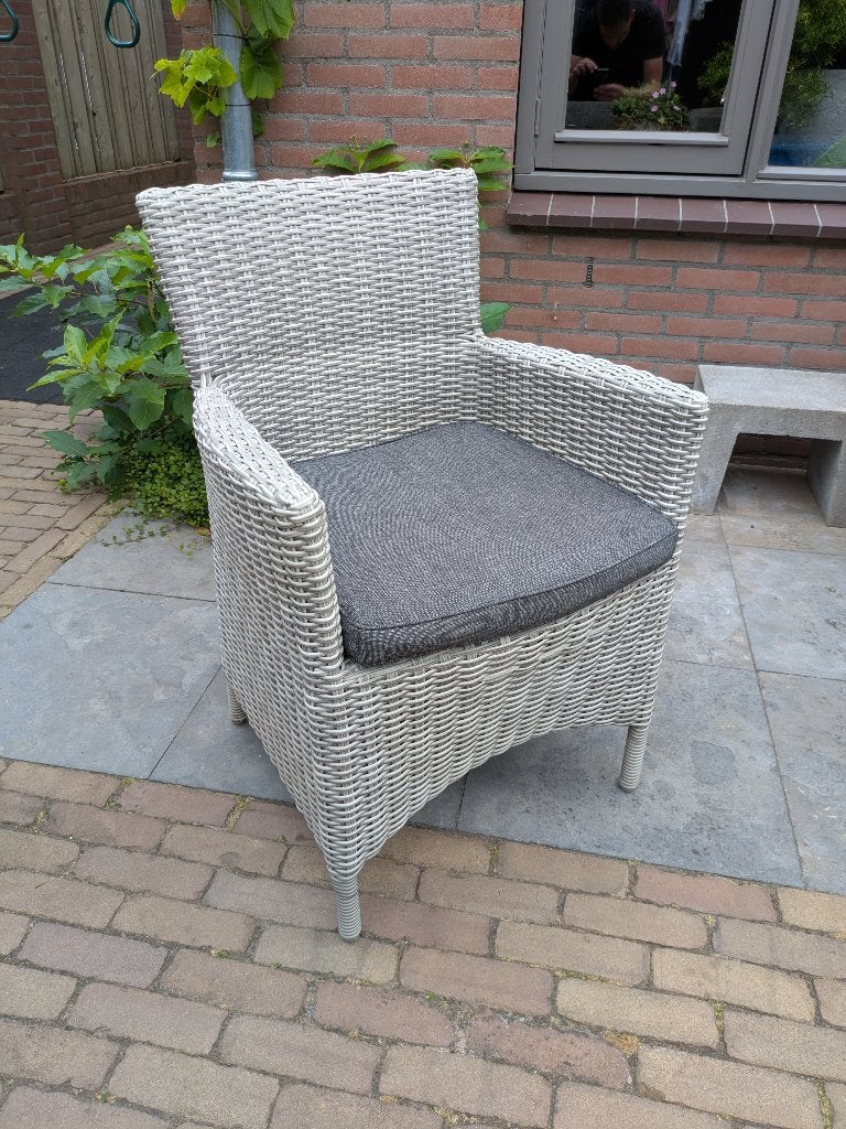 4 tuinstoelen te koop., Tuin en Terras, Ophalen, Gebruikt, Kunststof