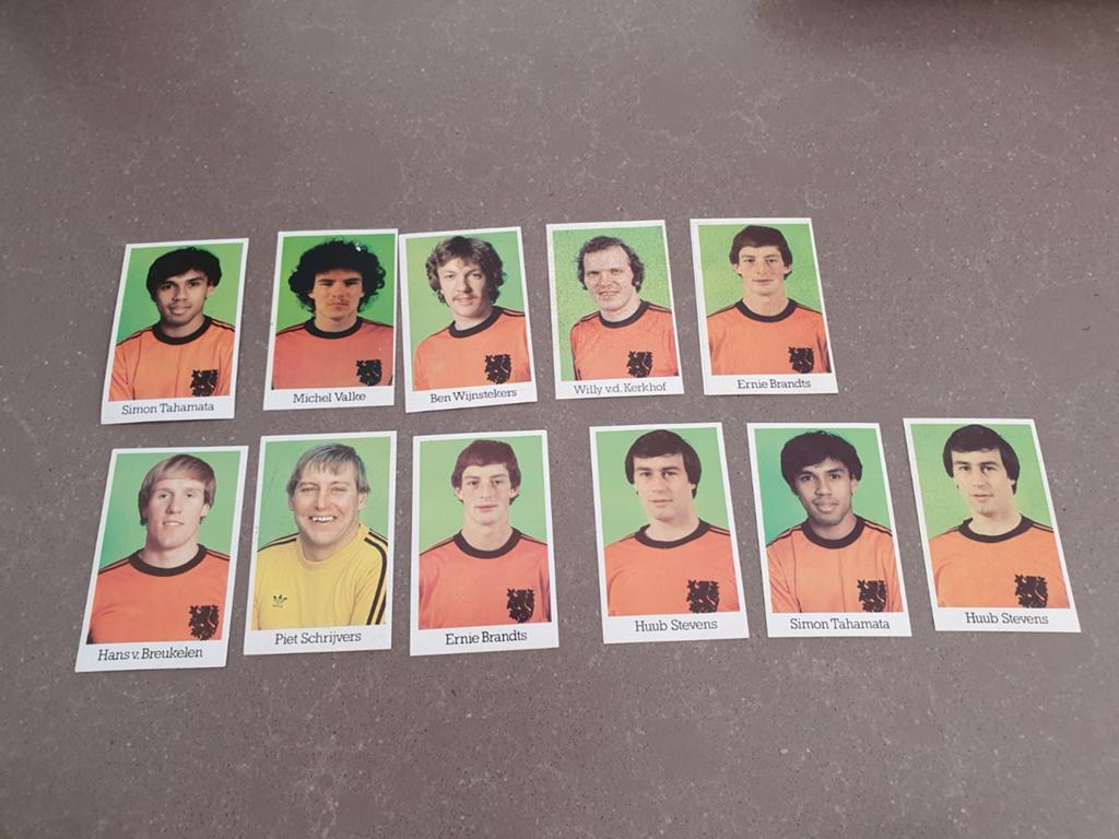 Voetbalplaatjes euro 80 Nederlandselftal, Ophalen of Verzenden, Overige binnenlandse clubs, Poster, Plaatje of Sticker
