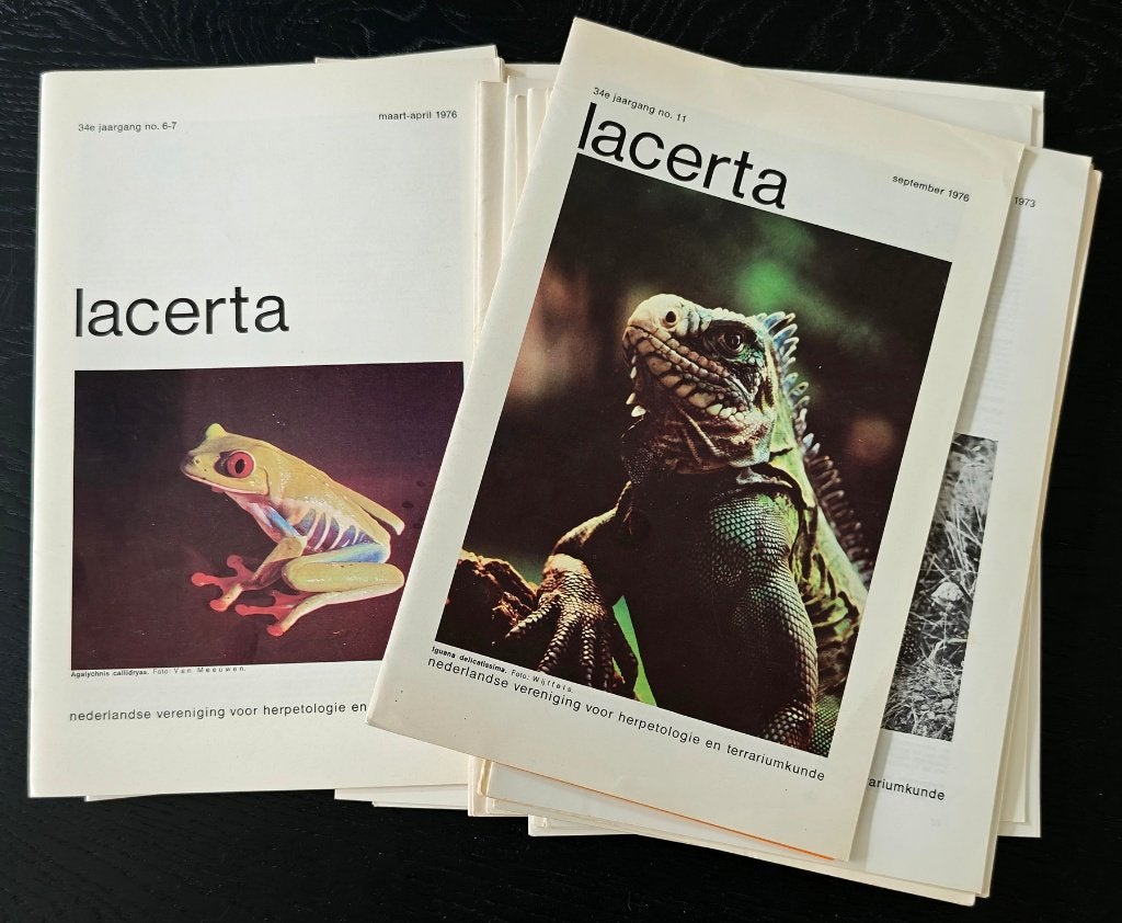 Lacerta Magazine 1972-1976, Boeken, Ophalen of Verzenden, Gelezen, Overige onderwerpen