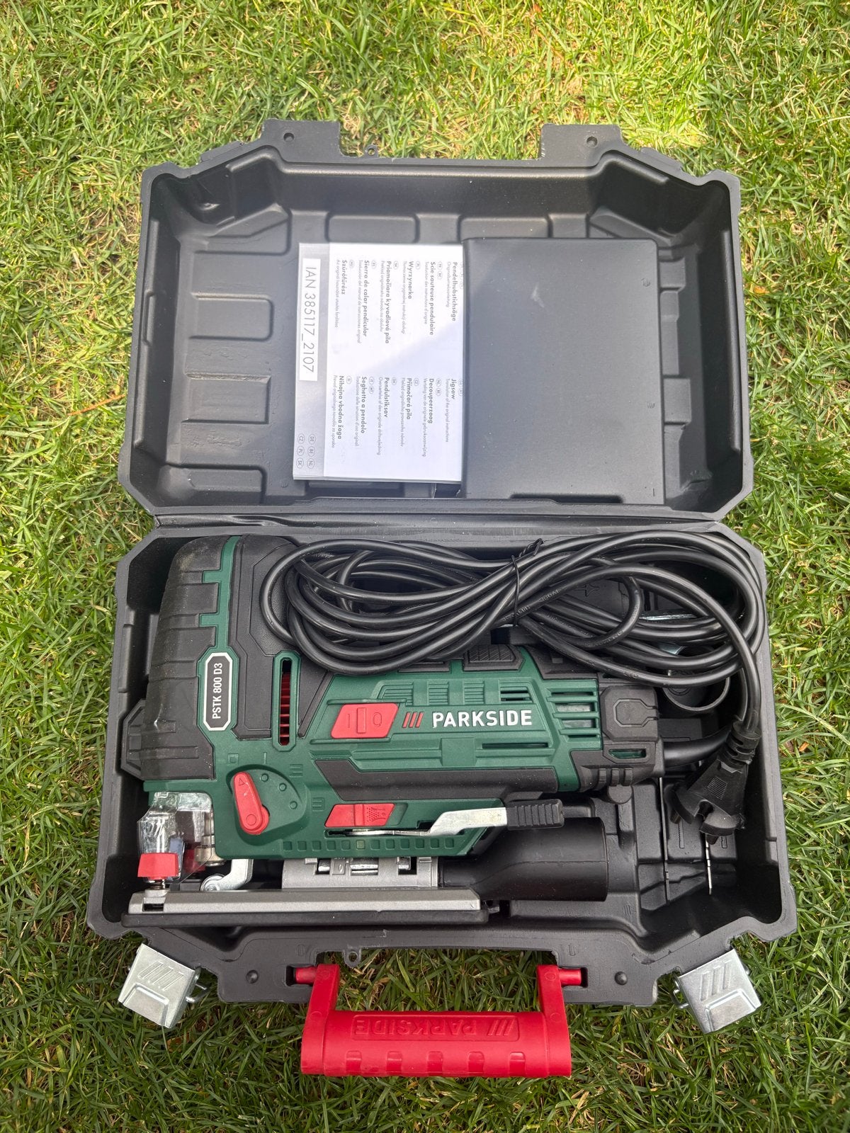Parkside PSTK 800 D3 Decoupeerzaag met koffer, Nieuw, 600 tot 1200 watt, Ophalen of Verzenden, Decoupeerzaag