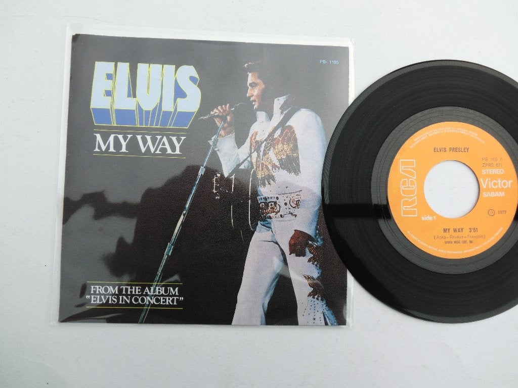 Elvis Presley My way, 7 inch, Single, Ophalen of Verzenden, Pop