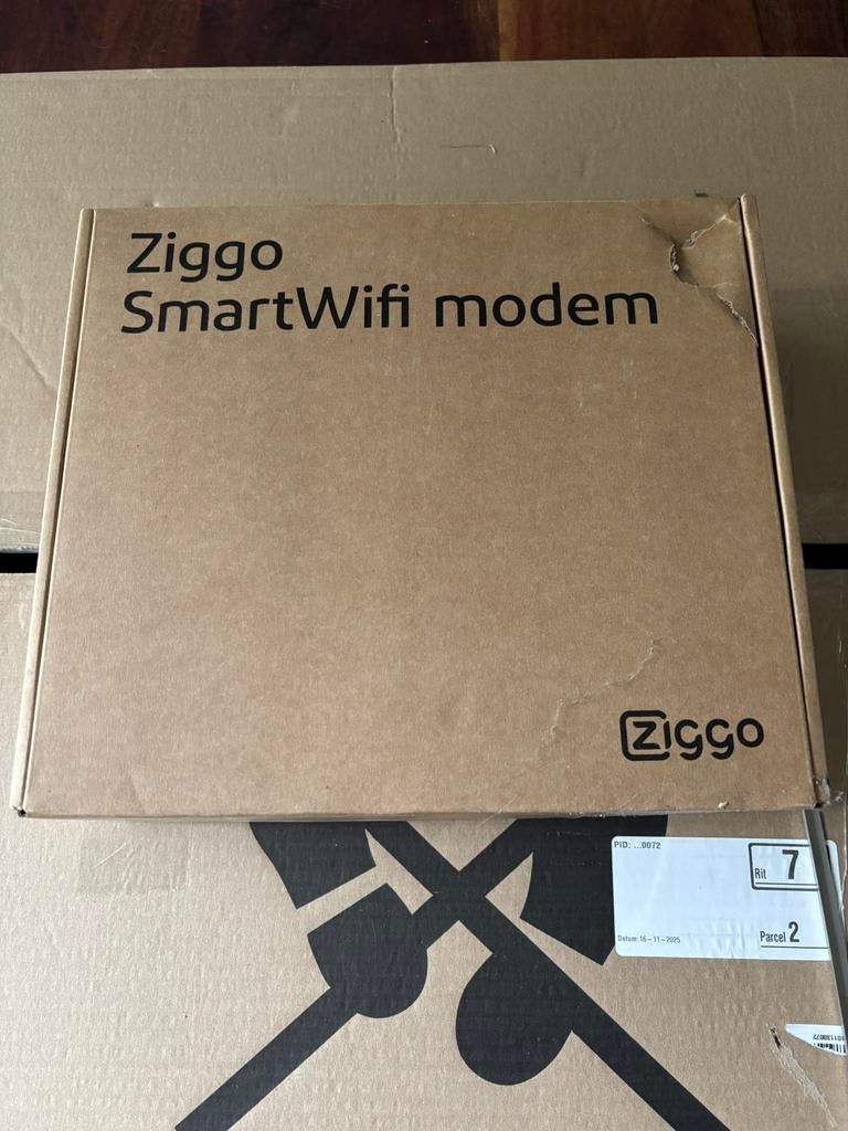 Ziggo SmartWifi modem nieuw, Ophalen of Verzenden, Nieuw, Router met modem